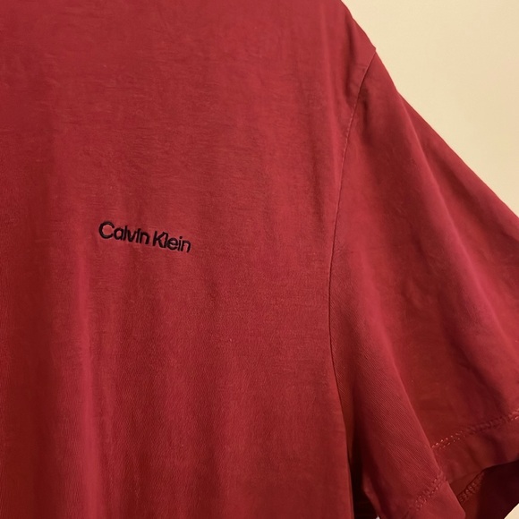 M Calvin Klein Men's Short Sleeve Solid Crew Neck T-Shirt - Picture 6 of 9